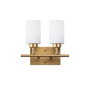Opviq Lámpara de pared Yensuk - 13123 en Dorado con tapa de cristal